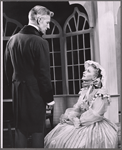 Wesley Addy and Celeste Holm in the 1963 stage production A Month in the Country