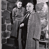 James Coco and unidentified [left] in the stage production The Moon in the Yellow River