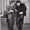 Neil Fitzgerald and unidentified in the stage production The Moon in the Yellow River