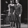 Phyllis Newman and Wally Cox in the stage production Moonbirds