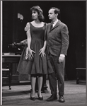 Phyllis Newman and Wally Cox in the stage production Moonbirds