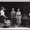 Phyllis Newman, Wally Cox, Anne Meacham and Michael Hordern in the stage production Moonbirds