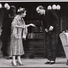 Dorothy Sands and Michael Hordern in the stage production Moonbirds