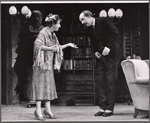 Dorothy Sands and Michael Hordern in the stage production Moonbirds