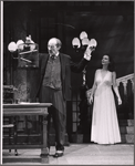 Michael Hordern and Anne Meacham in the stage production Moonbirds