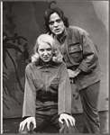 Kimberly Farr and Terry Kiser in the stage production More Than You Deserve