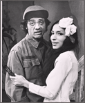 Terry Kiser and Leata Galloway in the stage production More Than You Deserve