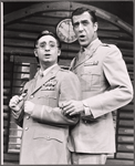 Ron Silver and Fred Gwynne in the stage production More Than You Deserve