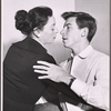 Siobhan McKenna and Richard Easton in rehearsal for the stage production Motel