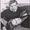 Joe Ponazecki and Sandy Dennis in rehearsal for the stage production Motel