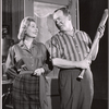 Vicki Cummings and Myron McCormick in the stage production Motel