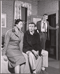 Siobhan McKenna, Joe Ponazecki and unidentified in the stage production Motel