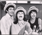Rick Podell, Kelly Garrett and Charlie J. Rodriguez in the stage production Mother Earth