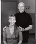 Toni Shearer [Toni Tennille] and Ron Thronson in rehearsal for the stage production Mother Earth