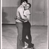 Charlie J. Rodriguez and Gail Boggs in rehearsal for the stage production Mother Earth
