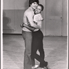 Charlie J. Rodriguez and Gail Boggs in rehearsal for the stage production Mother Earth