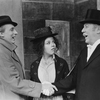 Ian Richardson, Christine Andreas and Robert Coote in the 20th anniversary stage production of My Fair Lady, performing the "Why Can't The English" scene