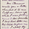 Howells, Mrs. W. D. , ALS to. [Feb. 26, 1878].