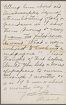 Howells, [William Dean], ALS to. Oct. 24, [1874].