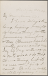 Howells, [William Dean], ALS to. Oct. 24, [1874] (second).
