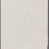 Howells, [William Dean], ALS to. [Nov. 20, 1874] (second). Previously [Oct. 1874]