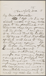 Howells, [William Dean], ALS to. Dec. 18, [1874].