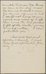 Howells, [William Dean], ALS to. Dec. 18, [1874].