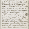 Howells, [William Dean], ALS to. [Dec. 13, 1874]. Previously Sunday [Dec? 1874]