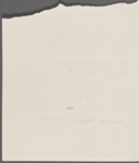 Howells, Mrs W. D., ALS to, mutilated; with postscript to W. D. Howells. [Feb. 1875].