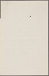 Howells, Mrs W. D., ALS to, mutilated; with postscript to W. D. Howells. [Feb. 1875].