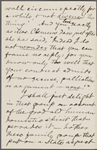 Howells, Mrs W. D., ALS to, mutilated; with postscript to W. D. Howells. [Feb. 1875].