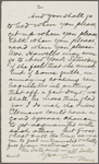 Howells, [William Dean], ALS to. Mar. 1, [1875].