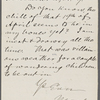 Howells, [William Dean], ALS to. Apr. 24, [1875].