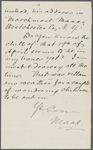 Howells, [William Dean], ALS to. Apr. 24, [1875].