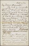 Howells, [William Dean], ALS to. Oct. 4, 1875. [i.e. Nov. 4, 1875]