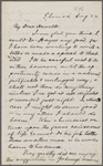 Howells, [William Dean], ALS to. Aug. 23, [1876]. 