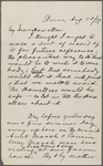 Howells, [William Dean], ALS to. Aug. 25, 1877, and Aug. 27, 1877. 