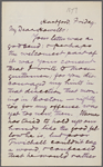 Howells, [William Dean], ALS to. Friday [Dec. 28, 1877]. 