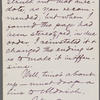 Howells, [William Dean], ALS to. Jan. 8, [1880]. 