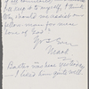 Howells, [William Dean], ALS to. Oct. 24, 1880. 