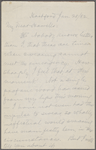 Howells, [William Dean], ALS to. Jan. 28, 1882. 