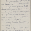 Howells, [William Dean], ALS to. Aug. 22, 1883. 