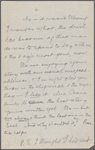 Howells, [William Dean], ALS to. Aug. 22, 1883. 