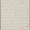 Howells, [William Dean], ALS to. Feb. 27, 1885. 