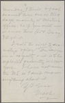 Howells, [William Dean], ALS to. Feb. 27, 1885. 