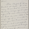 Howells, [William Dean], ALS to. May 5, 1885. 
