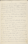 Howells, [William Dean], ALS to. Jul. 21, 1885. 