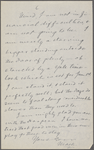 Howells, [William Dean], ALS to. Oct. 18, 1885. 