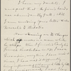 Howells, [William Dean], ALS to. Aug. 22, 1887. 