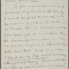 Howells, [William Dean], ALS to. Aug. 24, 1889. 